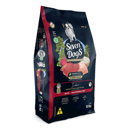 SEVEN DOGS ADULTOS PEQ MINI CARNE FRANGO 10,1KG SEVEN DOGS ADULTOS PEQ MINI CARNE FRANGO 10,1KG