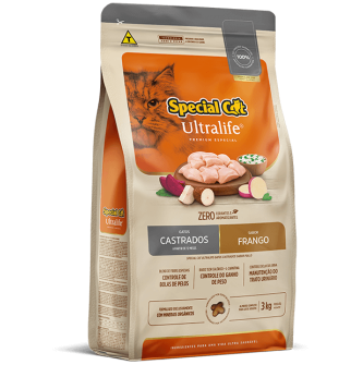 Special Cat ULTRALIFE CASTRADOS FRANGO 10,1KG