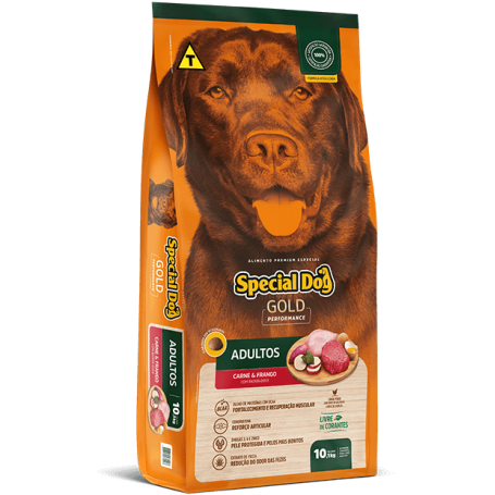 Special Dog GOLD PERFORMANCE ADULTO CARNE E FRANGO 15KG