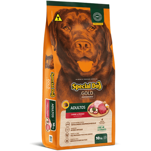 Special Dog GOLD PERFORMANCE ADULTO CARNE E FRANGO 15KG