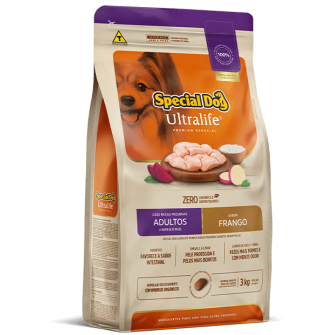 Special Dog ULTRALIFE Cães Raças Pequenas Adultos FRANGO 10,1KG