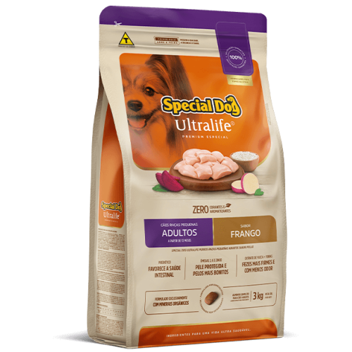 Special Dog ULTRALIFE Cães Raças Pequenas Adultos FRANGO 10,1KG